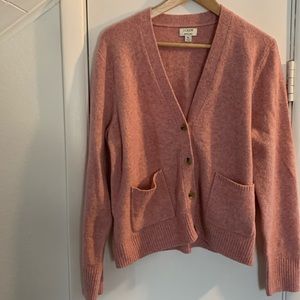 Lovely J. Crew acrylic/wool blend cardigan